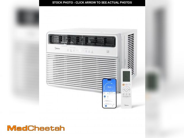 Lot 74-12428693 - Midea 24,000 BTU Smart Inverter Window Air Conditioner with APP, Alexa Control, 230V AC Unit Cools u...