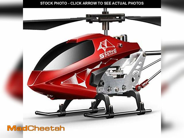 Lot 74-10956225 - S107H-E RC Helicopter with Altitude Hold, 3.5 Channel, Gyro Stabilizer - For Kids and Beginners - UN...