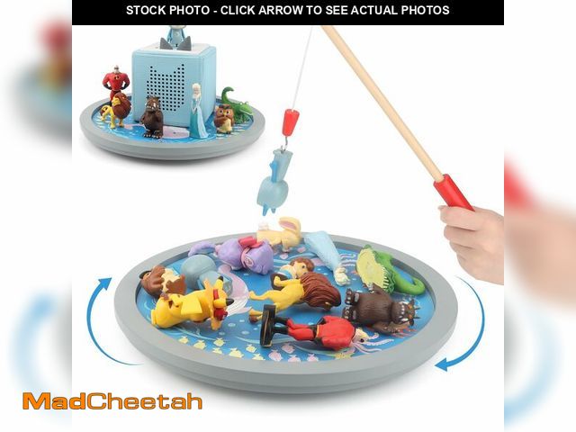 Lot 74-13719407 - RZYLKA 360ÃÂ° Round Turntable for Tonies Figures Storage, Fun Fishing Game with Magnetic Hook to Ã¢...