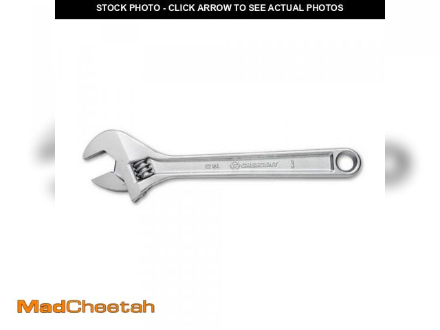 Lot 74-12394027 - Crescent 12 in. Chrome Adjustable Wrench - UNUSED