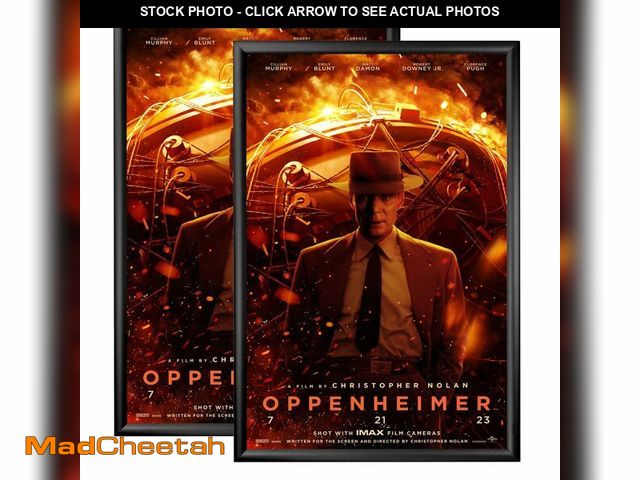 Lot 74-14601653 - SnapeZo 2-Pack 27x40 Inches Black Movie Poster Frames, Front-Loading Snap Frame, 1.2" Aluminum Profi...