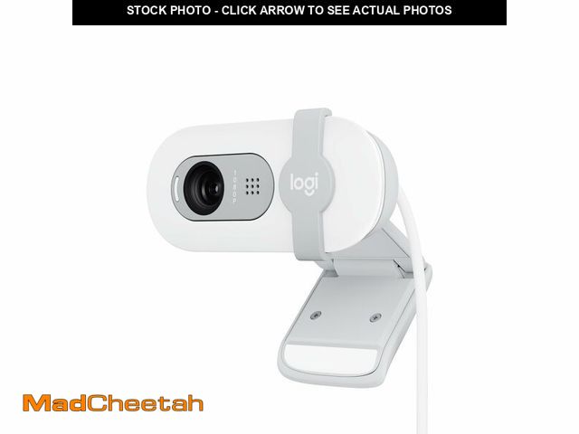 Lot 74-12714284 - Logitech Brio 100 Full HD 1080p Webcam for Meetings, Streaming, Desktop, Laptop, PC - Built-in Mic, ...