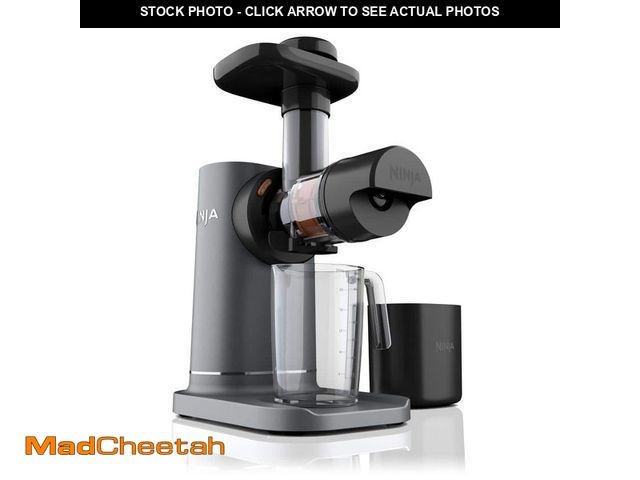 Lot 74-14182479 - *MISSING TAMPER* NINJA NeverClog 24oz Cold Press Juicer, Powerful Slow Juicer, Easy to Clean XL Pulp...