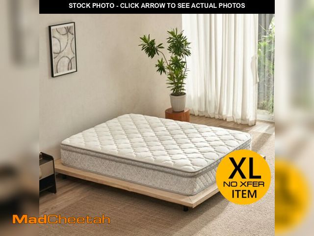 Lot 74-13122733 - Full Size Mattress, 12 Inch Hybrid Mattress in a Box with Memory Foam and Individually Pocketed Spri...