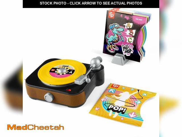 Lot 74-12876508 - Fisher-Price Musical Toy, RockinÃ¢â¬â¢ Record Player for Preschool Pretend Play for Kids Ages 3+ Y...