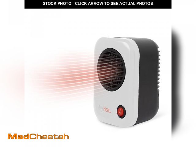 Lot 74-12486684 - Lasko 200W MyHeat Personal Desk/Tabletop Electric Space Heater with Simple Controls, Black - UNUSED