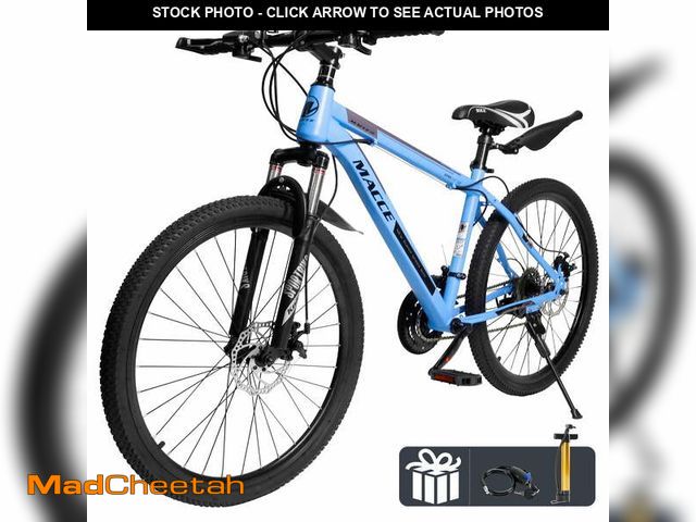 Lot 74-12598973 - ARTUDATECH 26 Inch Mountain Bike for Adults, 27-Speed, High-Carbon Steel, Dual Suspension, Disc Brak...