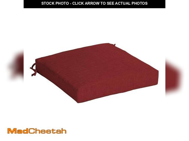 Lot 74-14292063 - ARDEN 19 in x 19 in Ruby Red Leala Square Outdoor Seat Cushion - USED