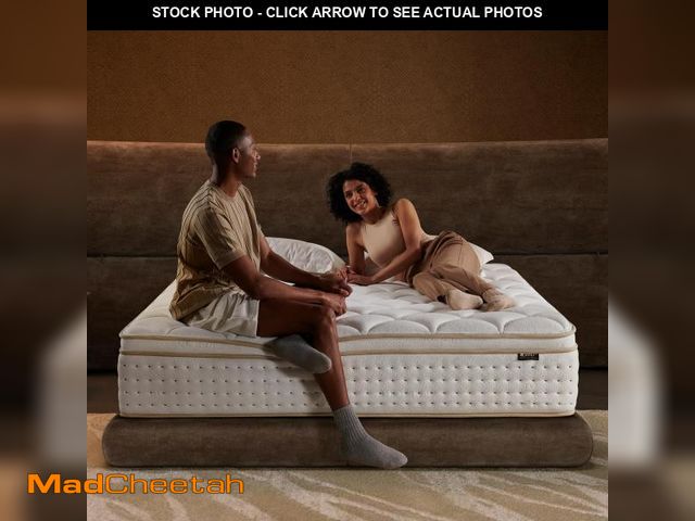 Lot 74-12206631 - Queen Mattress 14 Inch Ã¢â¬â Medium Firm Hybrid with Memory Foam for Pressure Relief &amp; Spinal...