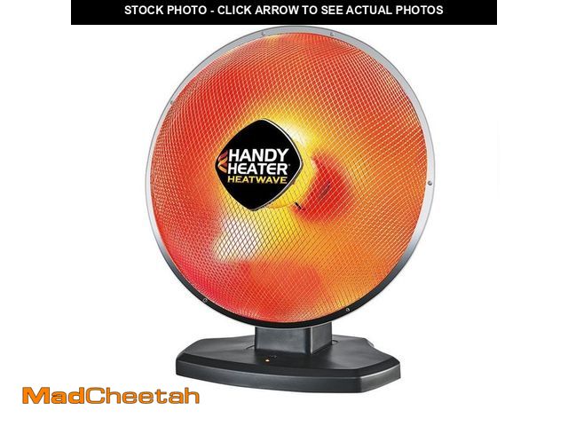 Lot 74-13796053 - HANDY HEATER 1500-Watt 18.5 in. Electric Ceramic Parabolic Space Heater with Tip-Over Safety - USED