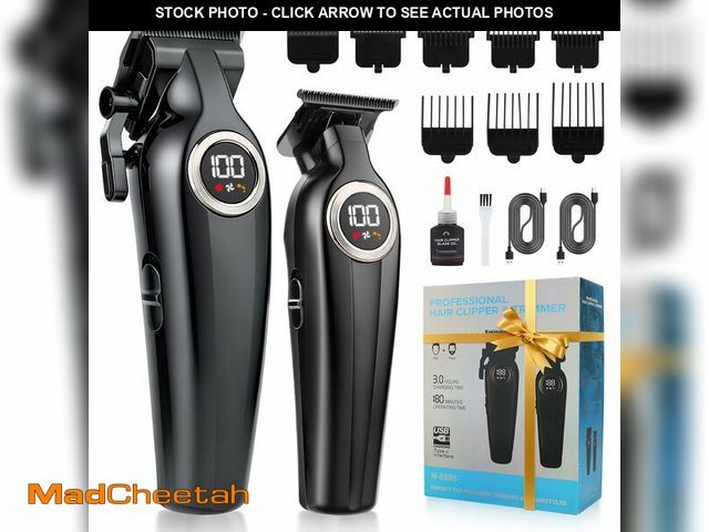Lot 74-14267891 - Hair Clippers for Men Professional, Cordless Barber Clippers and Trimmers Set, Electric Clippers for...