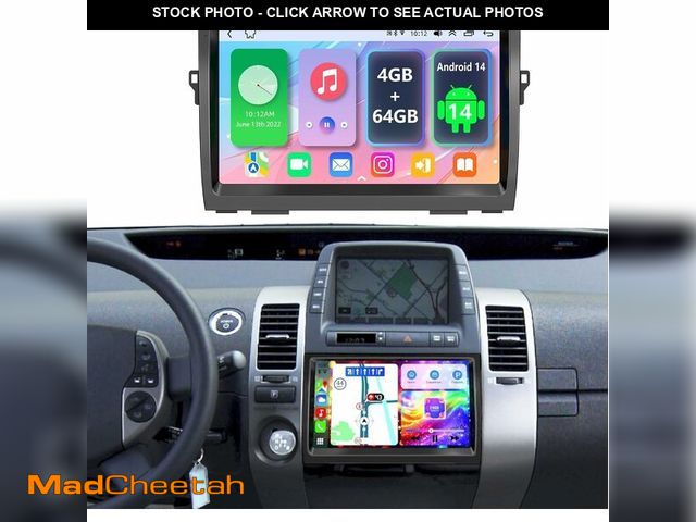 Lot 74-13239620 - 8 core 4+64G Android 14 Car Radio for Toyota Prius 2003-2009 Support Carpaly&amp;Android Auto, 9 Inc...