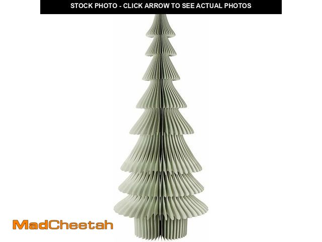 Lot 74-12768644 - Santa Barbara Design Studio Honeycomb Paper Christmas Trees - 3D Foldable Fir Tree Holiday Centerpie...
