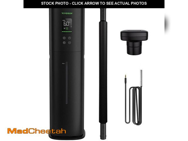 Lot 74-12592944 - VIVOSUN 2.38 gal. AeroStream H09 Intelligent Wi-Fi Humidifier with Temp, Humidity Probe - UNUSED