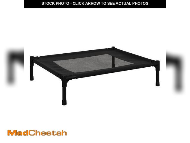 Lot 74-12399013 - Elevated Dog Bed - 30x24-Inch Portable Pet Bed with Non-Slip Feet - Indoor/Outdoor Dog Cot or Puppy ...
