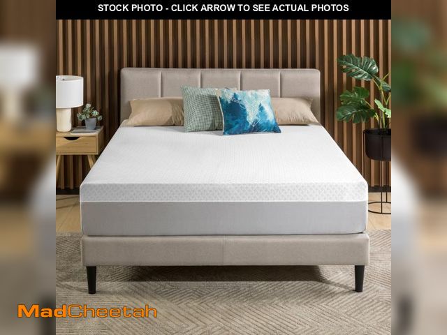 Lot 74-12487795 - Zinus Cooling Airflow 10" Hybrid Mattress in a Box, Adult, Full - UNUSED