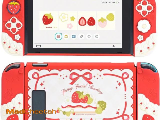 Lot 74-12326674 - GeekShare Protective Case for Switch Slim Cover Case Compatible with Switch Separable Soft Silicone ...