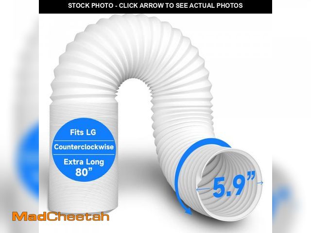 Lot 74-12314272 - Toutgood Portable Air Conditioner Hose 5.9 Inch, Counterclockwise Portable AC Exhaust Hose Length to...
