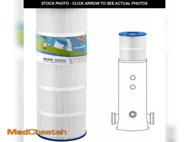 Lot 74-13382628 - VEVOR C1200 Pool Filter Cartridge Replacement for Hayward Star Clear Plus C1200, Replace Pleatco PA1...
