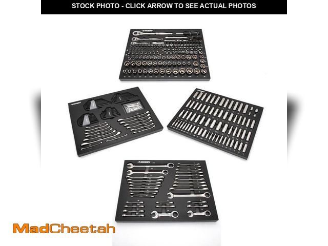 Lot 74-14198831 - Husky 320-Piece SAE/Metric Mechanics Tool Set with Foam Storage Trays - UNUSED