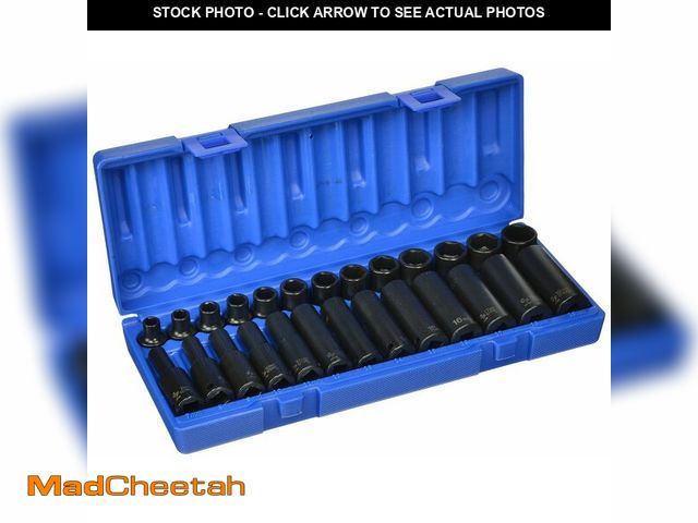 Lot 74-12712471 - Grey Pneumatic (1226M 3/8" Drive 26-Piece Deep Length Metric Master Socket Set - UNUSED