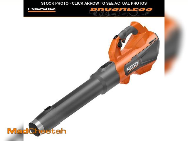 Lot 74-13868104 - RIDGID 18V Brushless 130 MPH 510 CFM Cordless Battery Leaf Blower (Tool Only) - UNUSED