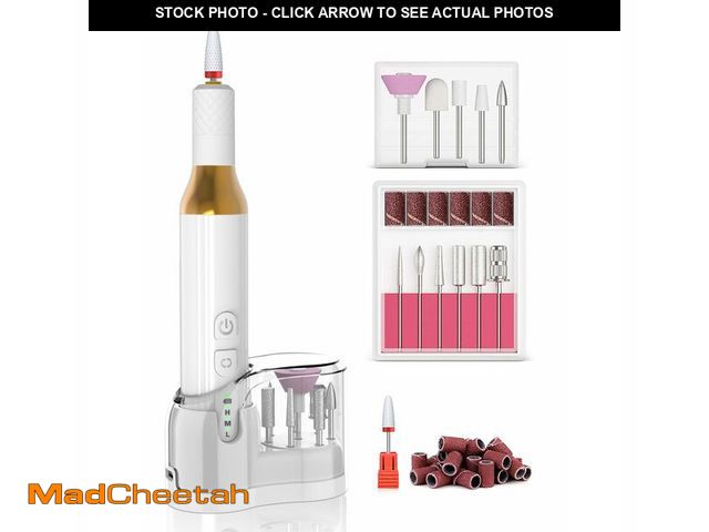 Lot 74-12452482 - DEEHENK Nail Drill,Cordless Electric Files for Gel Nails E-File Manicure Kit Women Rechargeable Dril...