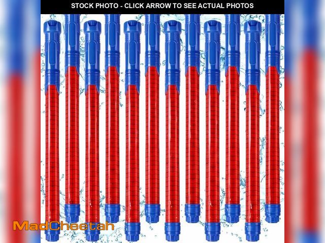 Lot 74-14209354 - Halloscume 12 Pack Spider Water Blaster 15.75 in Water Shooter Blasters Gun Party Favors for Kids Su...