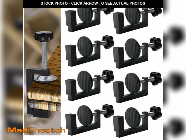 Lot 74-12599926 - 8Pcs Adjustable Patio Furniture Clips- Outdoor Sofa Rattan Furniture Clamps- Rattan Clamps Wicker Ch...