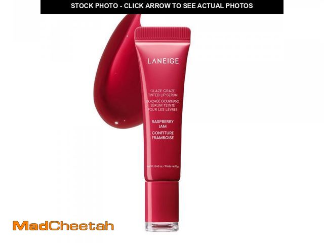 Lot 74-12309108 - LANEIGE Glaze Craze Tinted Lip Serum, Raspberry Jam: Hydrating Lip Serum for Glossy, Nourished Lips ...