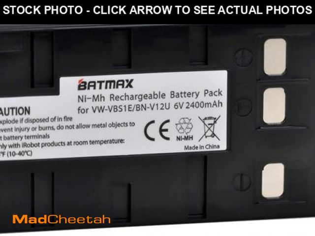 Lot 74-10964375 - Batmax 2400mAh BN-V12U Battery for JVC BN-V11U BN-V20U BN-V20US BN-V14U BN-V12U BN-V18U GR-1U GR-323...