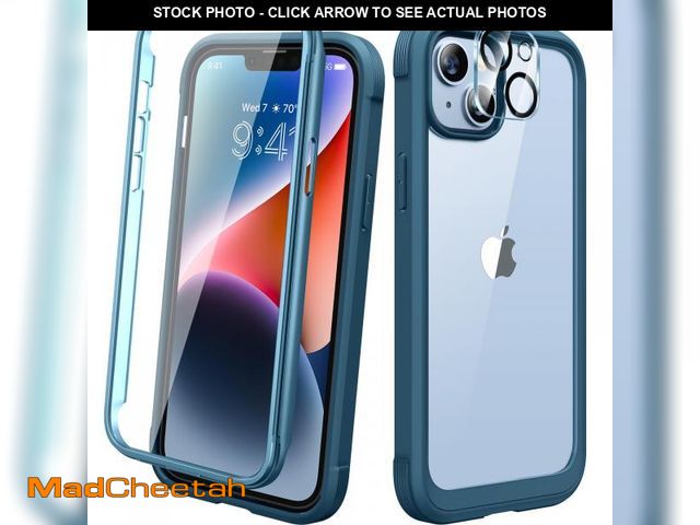 Lot 74-12048689 - Diaclara Designed for iPhone 14 Case, Full Body Rugged Case with Built-in Touch Sensitive Anti-Scrat...
