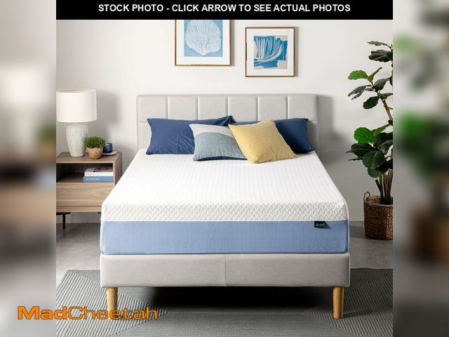 Lot 74-12785702 - ZINUS 12 Inch Queen Cooling Essential Memory Foam Mattress [NewVersion], Fiberglass Free, Medium Fee...