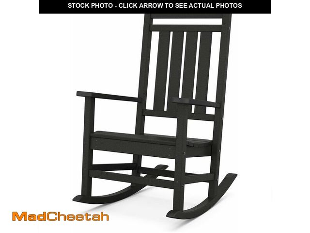 Lot 74-14204546 - POLYWOOD Presidential Rocking Chair in Black - UNUSED