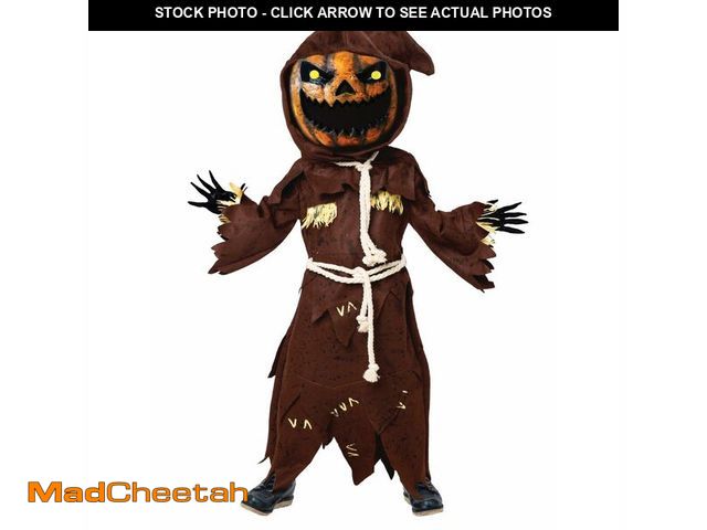 Lot 74-12717319 - Spooktacular Creations Scary Scarecrow Costume for Kids, Halloween Costume for Boys w/Pumpkin Head, ...