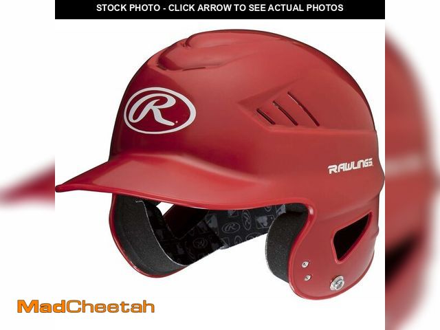 Lot 74-12828120 - Rawlings | COOLFLO Batting Helmet | 6 1/2" - 7 1/2" One Size Fits Most | Scarlet - USED