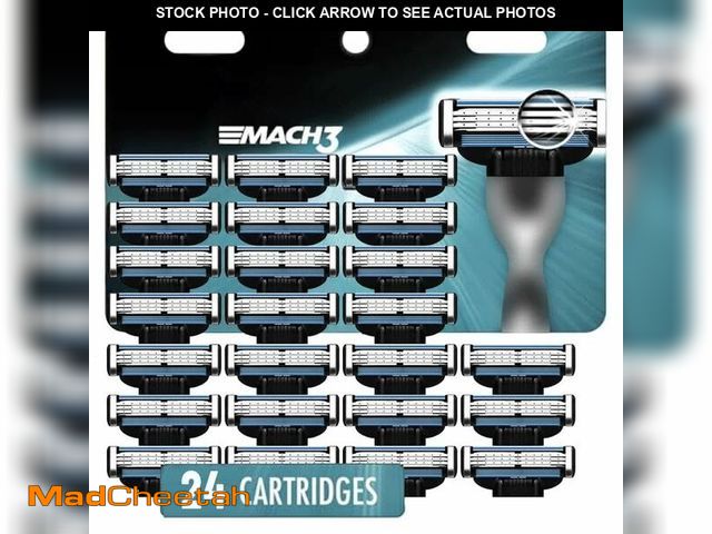 Lot 74-13962902 - Mach 3 Razor Refills for Men,Razor Blade Refills for Men - 24PCS Compatible with mach 3 razor blades...