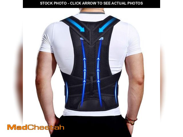 Lot 74-12443731 - Upgraded Posture Corrector Back Brace for Men and Women,  Lumbar Support for Posture Improving and P...