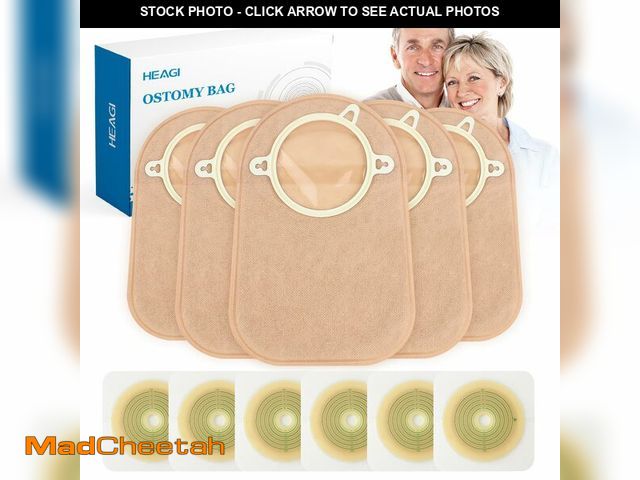 Lot 74-12873430 - 60pcs Ostomy Supplies Ostomy Bags 2 Piece Closed End, 2-Piece Disposable Colostomy Bags for Ileostom...