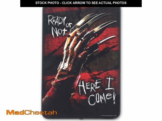 Lot 74-13953019 - Open Road Brands Nightmare On Elm Street Ready Or Not High Transparency Wood Wall Decor - Creepy Fre...