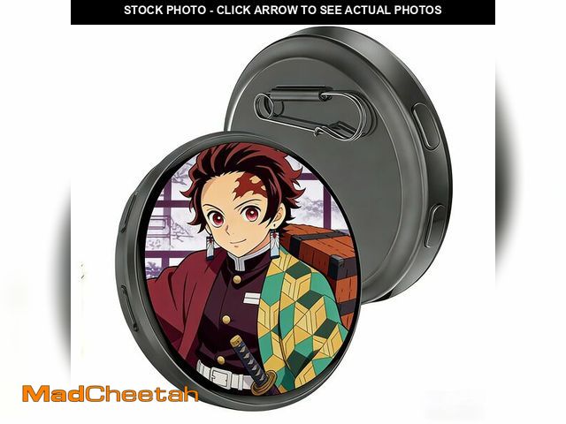 Lot 74-14266325 - Digital Badge, Customizable Anime Style Digital Pin with Photo, Video Display, HD Touchscreen e badg...