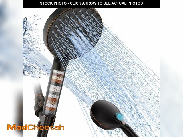 Lot 74-14064886 - SR SUN RISE Filtered Shower Head with Handheld High Pressure 9 Spray Mode Showerhead Detachable Show...