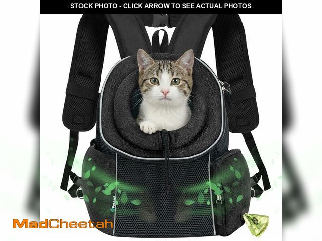 Lot 74-13710309 - PetAmi Dog Front Carrier Backpack, Ventilated Adjustable Dog Pet Cat Chest Carrier Backpack, Dog Car...