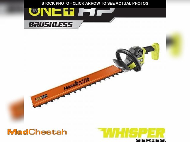 Lot 74-12365495 - RYOBI ONE+ HP 18V Brushless Whisper Series 24 in. Cordless Hedge Trimmer (Tool Only) - UNUSED