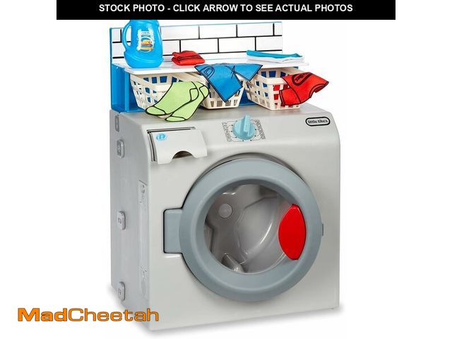 Lot 74-13041501 - Little Tikes First Washer Dryer - Realistic Pretend Play Appliance for Kids, Interactive Toy Washing...