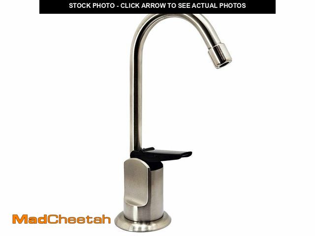 Lot 74-13631810 - Westbrass D203-NL-20 6" Touch-Flo Style Pure Cold Water Dispenser Faucet, 1 Pack, Stainless Steel - ...