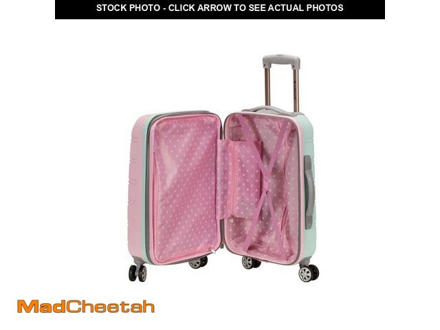 Lot 74-13739403 - Rockland Melbourne 1-Piece Hardside Spinner Luggage, Mint - UNUSED