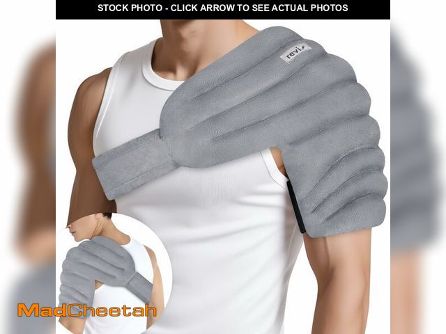 Lot 74-14213004 - REVIX Shoulder Heating Pad Microwavable for Rotator Cuff Discomfort Relief, Moist Heating Pads Micro...