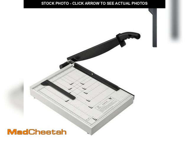 Lot 74-14344366 - SKYSHALO Paper Cutter, Guillotine Trimmer, 15 in. Length, 16 Sheets Capacity, Tile Cutter with Steel...