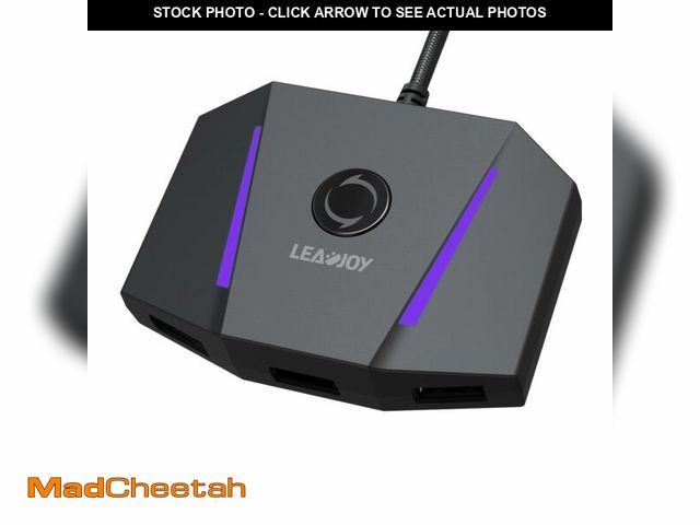 Lot 74-13571310 - leadjoy VX2 AimBox Keyboard Mouse Adapter for PS4, Xbox One, Xbox Series X/S, MnK Converter for Play...